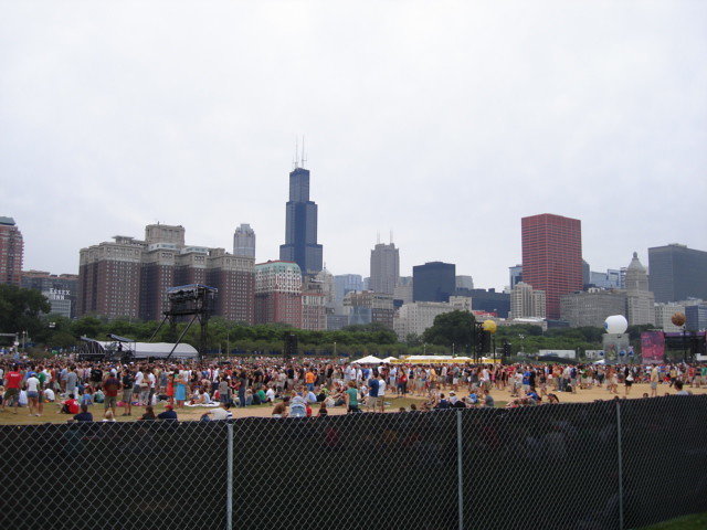The view from VIP