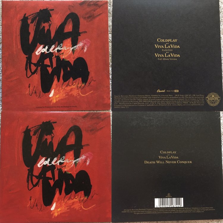 Coldplay – Viva La Vida (2008, Card Sleeve, CD) - Discogs