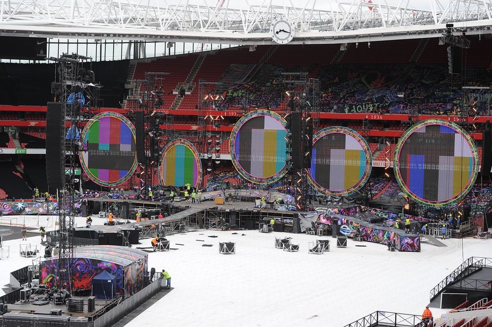 Coldplay at Emirates 31st May 2012