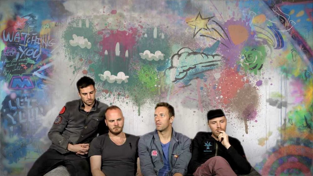 Coldplay graffiti
