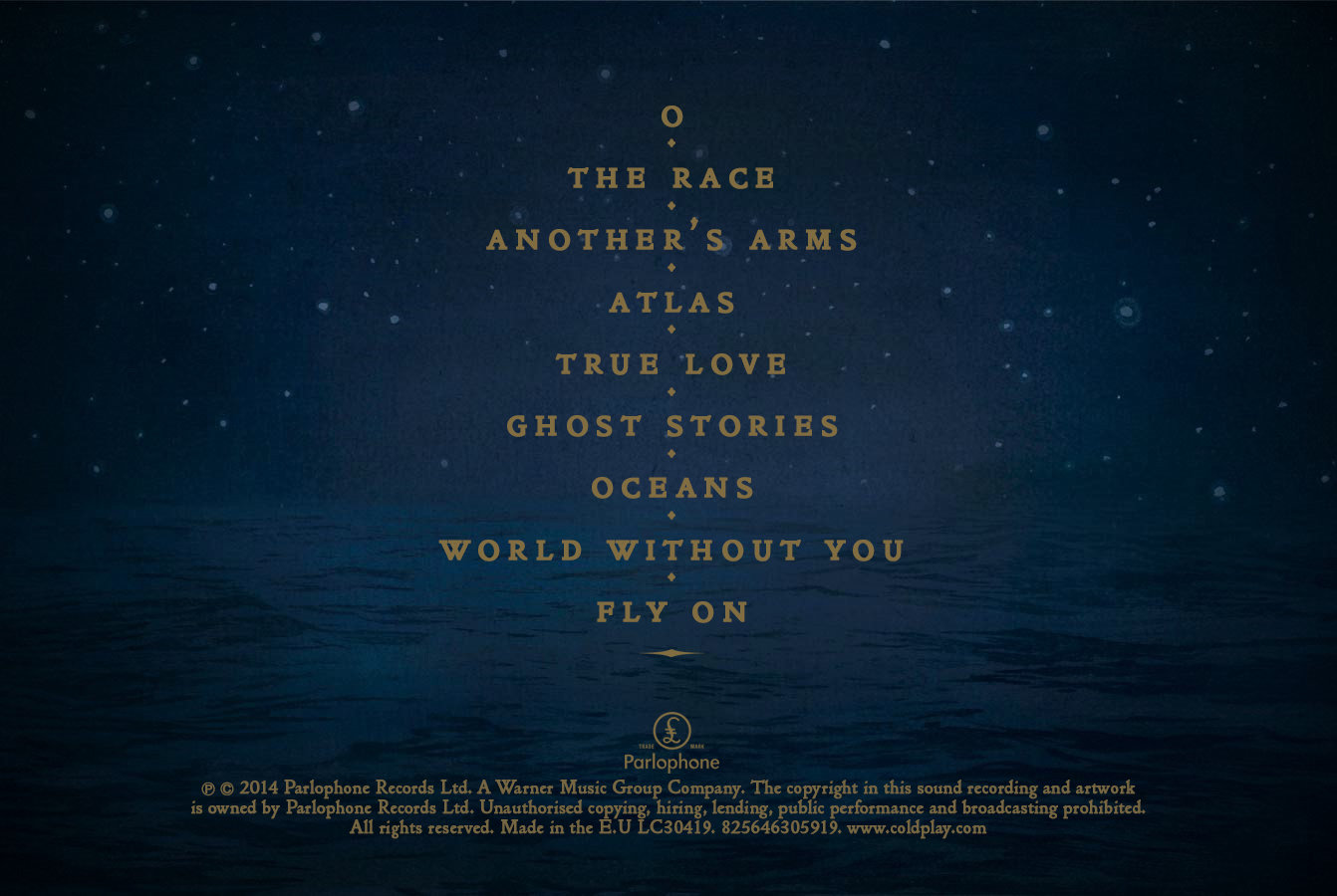 Mila Fürstová, 'True Love II' Artwork From Coldplay's 'Ghost Stories'  Album, 2014